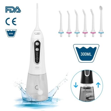 Oral Irrigator 5 Modes Portable Opladbar Dental Vann Jet