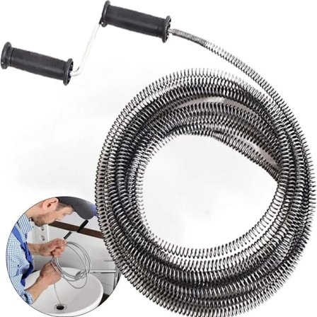 Hot Sale-Rørrenser Slange, Håndsving Renser 3m Roterende Håndtag, Vaskrenser til Genstridige Blokeringer., fra DEBUNS