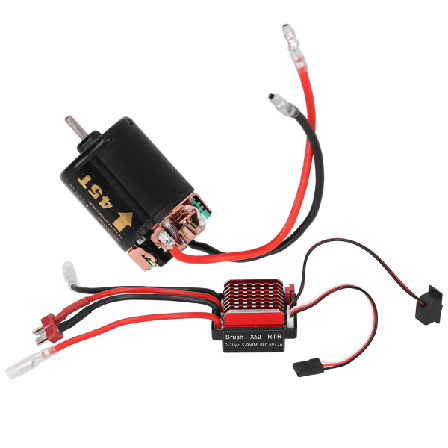 540 Borstad Motor 360A ESC med T-kontakt Tillbehör Passar för tamiya 1/10 RC Car Model45T