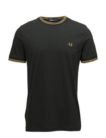 Twin Tipped T-Shirt T-shirts Short-sleeved Vihreä Fred Perry