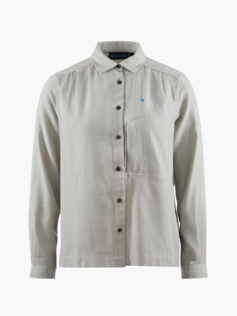 Klättermusen - Helheim LS Shirt Women's - Smoke Grey-Clay - L
