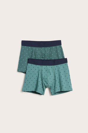 Kappahl | Majtki bokserki 2-pak | Ciemnozielony