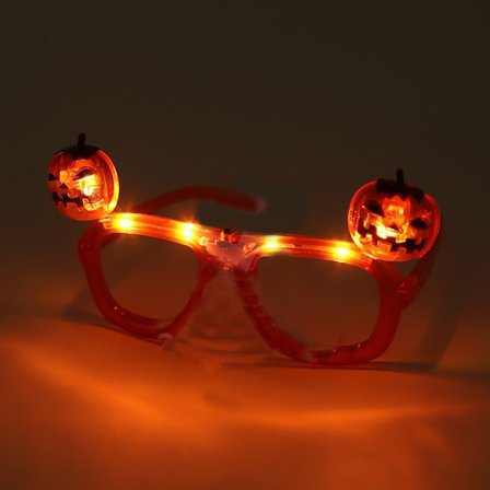 Nye Halloween LED lysende briller til Halloween festdekoration og fotografering