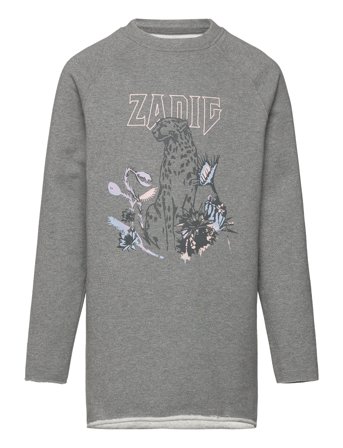Zadig & Voltaire Kids Long Sleeved Dress - Grey - 164