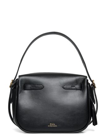 Polo Ralph Lauren Polo Id Leather Mini Satchel - Black - ONE SIZE