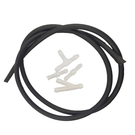 5 stk/sett Vindskjerm Bil Vindusviskerdyse Spylerspray Jet Slange Rørkoblinger Universal Bilutskiftningstilbehør Hvit