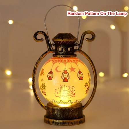 Eid Mubarak Ramadan LED-lampa LED-lykta