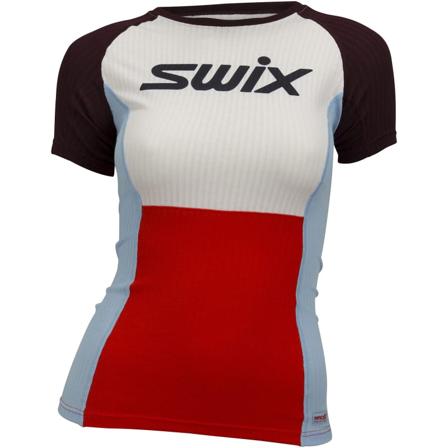 Swix Women's RaceX Bodyw SS Women base layer tops Red L