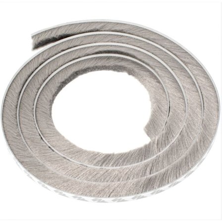 Børstetetning for å feste på skyvedør eller skap