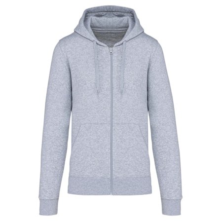 Kariban Eco-vänlig Full Zip Hoodie för Herr S Oxford Grey