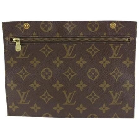 Louis Vuitton Vintage, Pre-owned Canvas louis-vuitton-bags Bruin, Dames, Maat:ONE Size