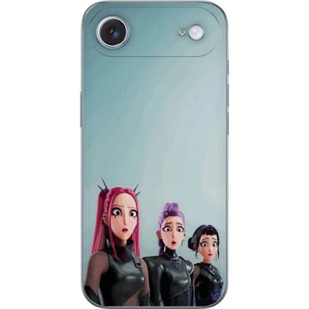 Yhteensopiva Puhelinkuori Apple Apple iPhone 17 Air Kolme animoitua naista, joilla on värikäs tukka futuristisessa tyylissä ja yllättyneet ilmeet