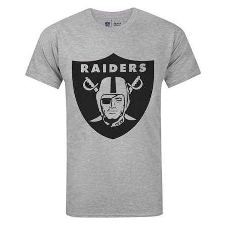 NFL Herr Las Vegas Raiders Logotyp T-shirt XXL Grå