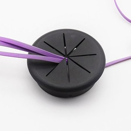 Skrivebordsgrommet til ledningsarrangør - Plastik Pozi Cross passer til 2" hul