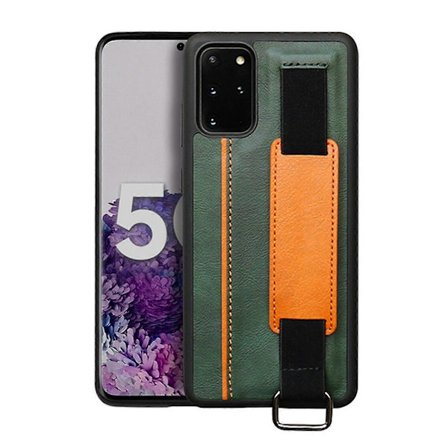 Leather Case Compatible with Samsung Galaxy S22 Ultra/s22+/s22, Shockproof Protective Cover with Wrist Strap