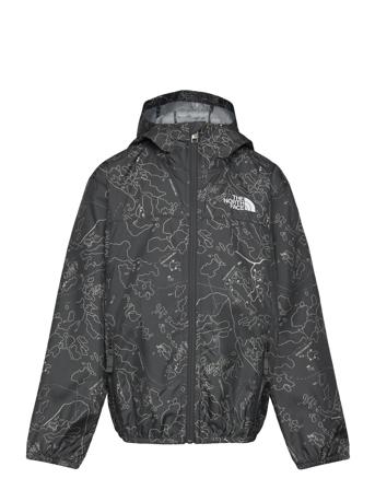 B Never Stop Hooded Windwall Jacket Grey The North Face