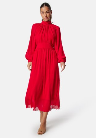 Bubbleroom Occasion Structured Bow Midi Dress Klær