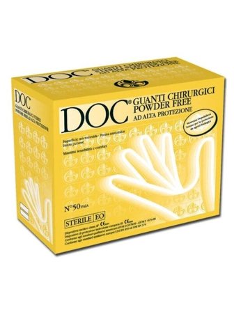 Guanto Chirurgico Sterile Puro Lattice 50 Pezzi