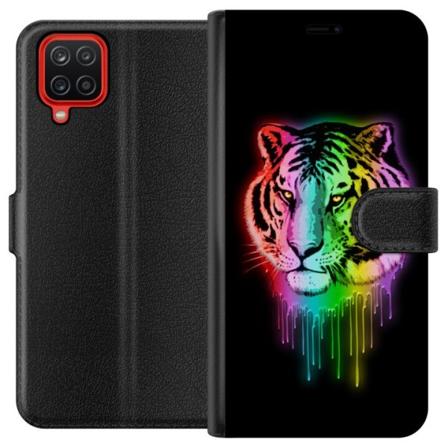 Samsung Galaxy A12 Lommeboketui Neon Tiger