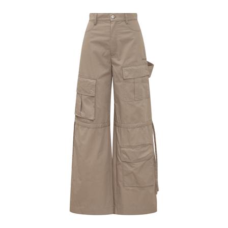 Ambush, Wide Trousers Beige, Dames, Maat:L
