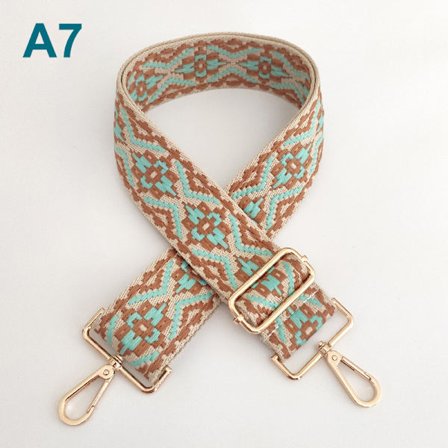 Väskband 5 cm bred axelrem Etnisk stil axelremmar A7