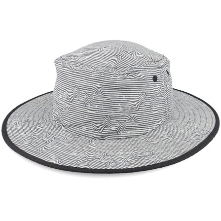 Kinder Headster - Weiss sunhat Hut - Kinder Lineup Boonie Hat White/Black Sun Hat @ Hatstore