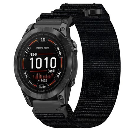 Bästsäljare 26mm Nylon Klockarmband Kompatibelt med Garmin Epix Pro 51mm