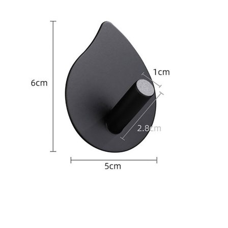 4 stk selvklæbende kroge Vægkroge 3 3