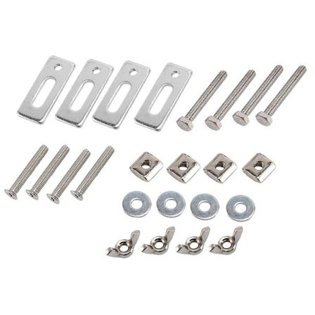 4-pakning T-sporklemme, Mini T-spor Nedholdingsklemmer Kit Kompatibelt med 3018-PRO, 3018-PROVer, 1810-PRO