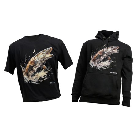 Fladen Pike Hunter T-shirt & Hoodie Bundle