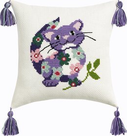 Broderikit Kudde Katten Bosse - Permin