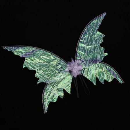 Butterfly Fairy Halloween Kostym Änglavingar 62*43cm Black