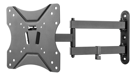 Deltaco Office ARM-0253 brakett - full bevegelse - for LCD-skjerm - finteksturert svart
