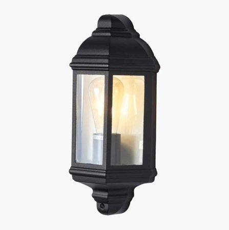 Svart Klassisk Utomhus Fasadbelysning Lackad Aluminium - Biltema