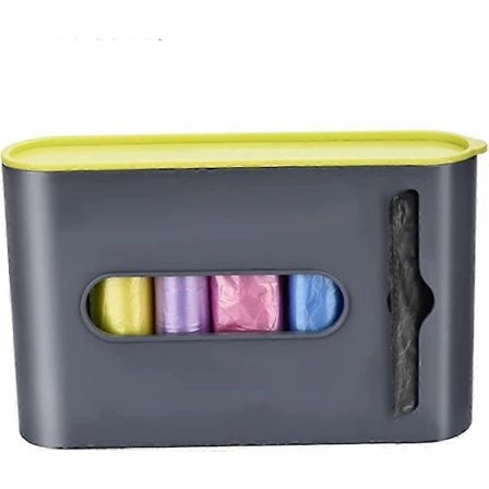 Veggmontert hundepose dispenser utendørs for hage gjerde innendørs kjæledyr avfallsposeholder og oppbevaringsstasjon moderne slitesterk boks-Perfekt