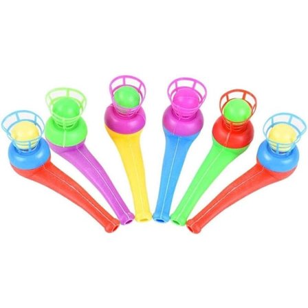 Kugle Puste Legetøj, 6 Stykker Flydende Pusterør, Børns Puste
