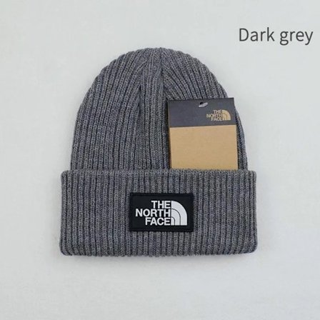 The North FACE Unisex-Adult TNF Logo Box Cuffed Beanie (Tummanharmaa)