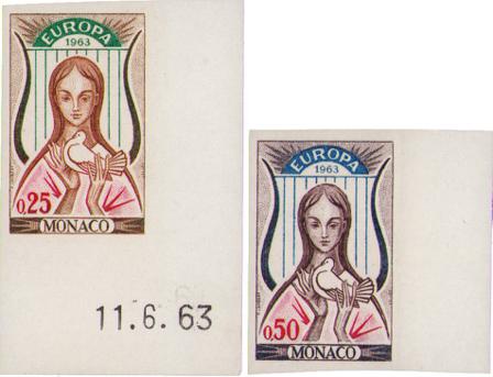 Monaco - YT ND618-619 - Utakket - Postfrisk