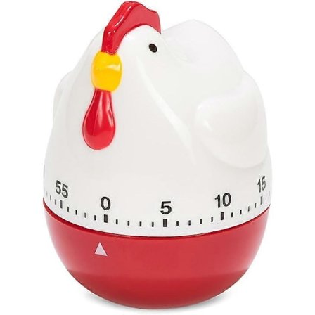 Køkken Timer Kylling 9 Cm, Multi Farve, One Size