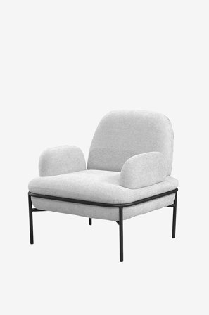 Hanah Home - Fløjstol Aster - Hvid - Lænestole - Fra Homeroom