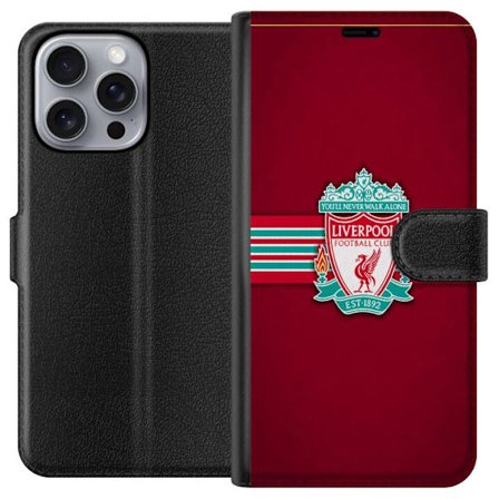 Kompatibelt Plånboksfodral till Apple Apple iPhone 16 Pro Max Liverpool FC fotbollströja röd supporter merch