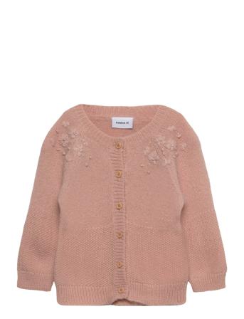 Nbfnemine Ls Knit Card Name It Beige