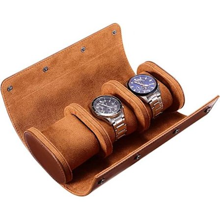 Rejse urkasse, urkasse til mænd, 3 slots læder urkasse