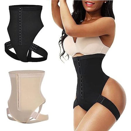 Cuff Tummy Trainer with Butt Lift Femme Exceptional Shapewear, High Waist Shapewear for Women Tummy Control,L