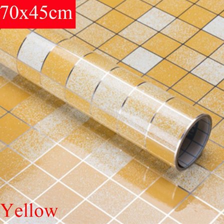 Öljynkestävä tapettitarratapetti KELTAINEN 70X45CM - laadukas