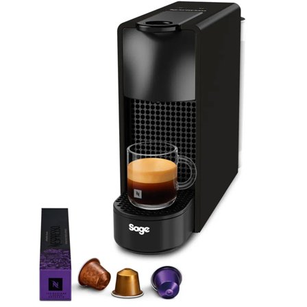 Nespresso by Sage SEC 220 Essenza Mini kapselmaskin, svart