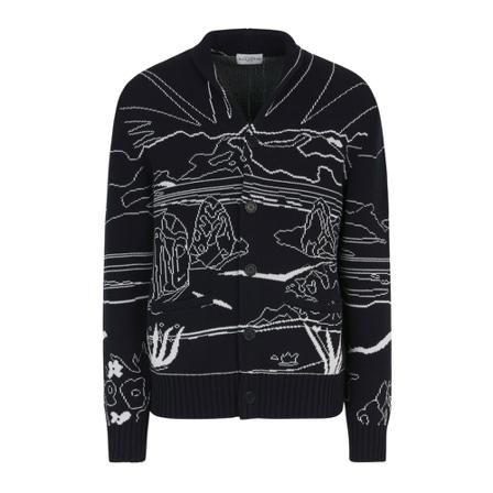 Ballantyne - Cardigans - Svart - Herr - Storlek: M, Herr, Storlek: M