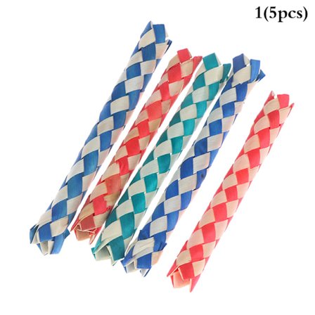 5 stk. 15 cm Fingerfælder Bambusrør Fingerfælder Børns Trick Legetøj