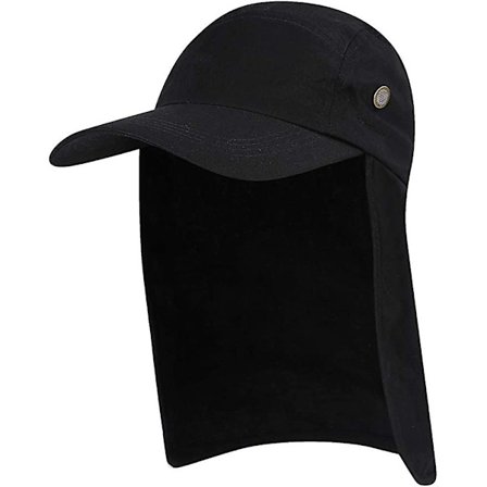 Fiskekaps. Øre- og nakkebeskyttelse Justerbar Vanntett Yetsye Solskjerm Sammenleggbar Hatt UV