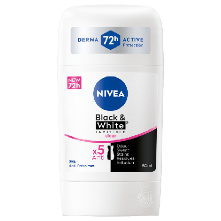 NIVEA Black & White Stick Female 50ml Deo Dam 50